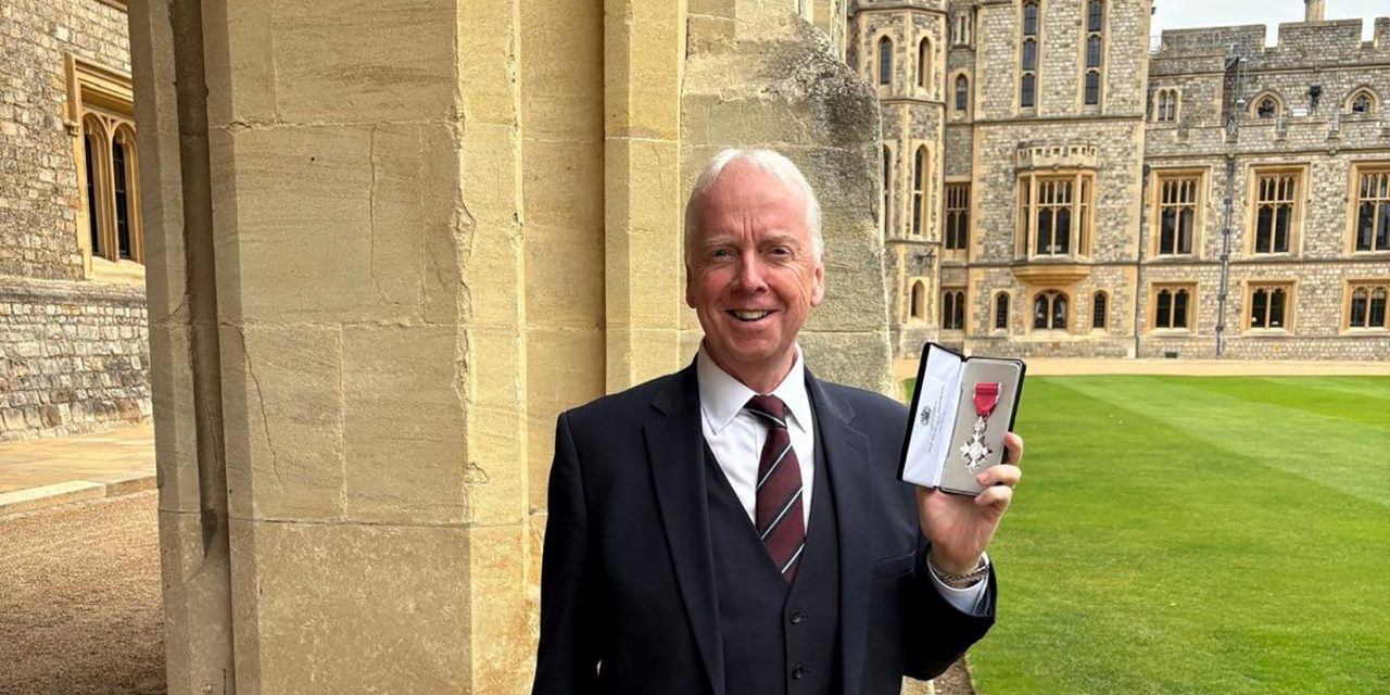 Autonomous aviation expert receives MBE from Prince William