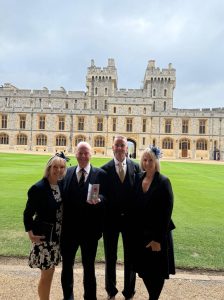 Dave Keene MBE Group Autonomous aviation expert receives MBE from Prince William