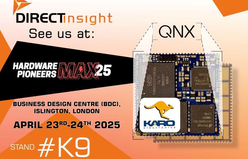 Direct Insight partners with QNX to discuss CRA readiness at Hardware Pioneers Max