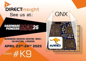Direct Insight PR April 25 Direct Insight partners with QNX to discuss CRA readiness at Hardware Pioneers Max