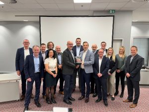 Distributor of the Year 2023 Award Molex min TTI Europe Celebrates Winning the Molex 2023 European Distributor of the Year Award