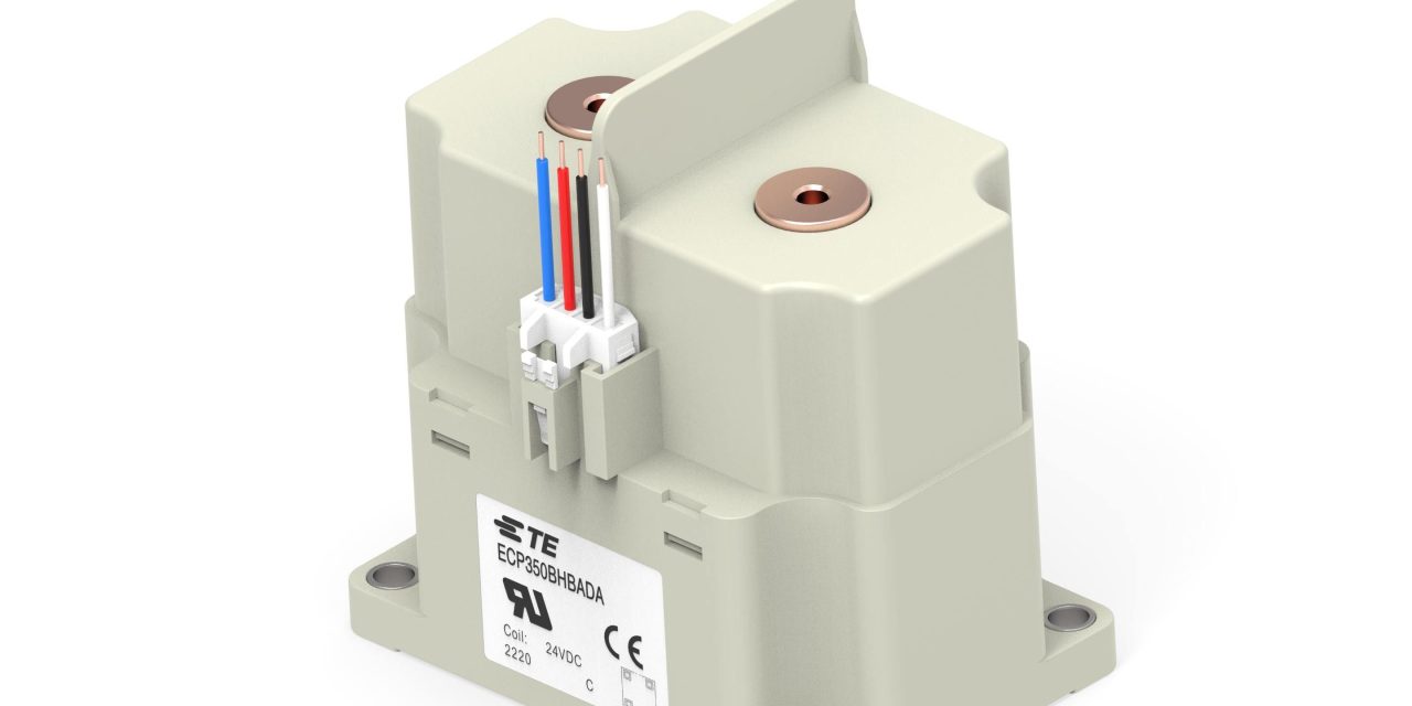 TE Connectivity’s ECP series high-voltage contactors now available at TTI IP&E Europe