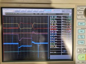 EES040 Chart recorder trace from dynamic testing Reliability through independence: a new approach to excitation testing