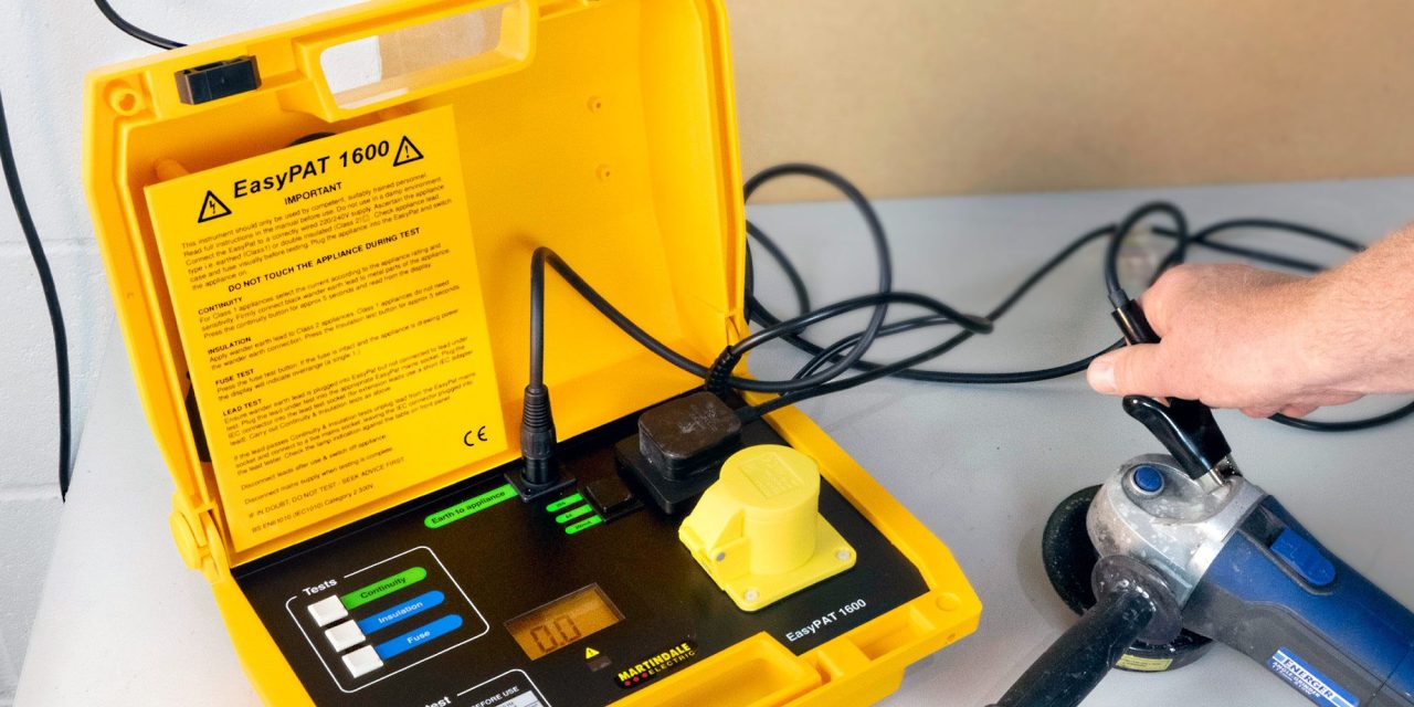 Safety and test equipment “off pat” Martindale completes PAT Testers with top of range portables
