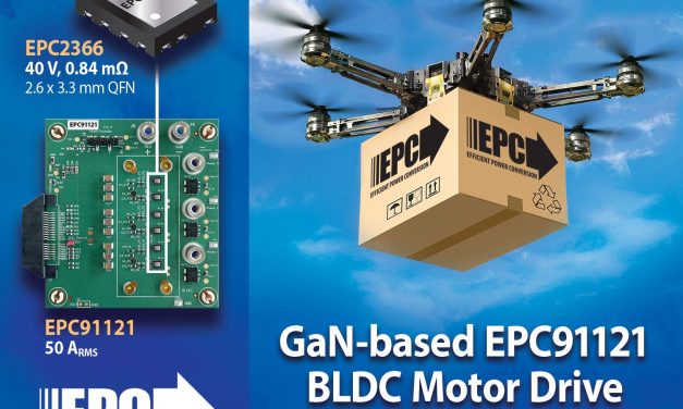 EPC introduces the EPC91121 BLDC motor drive evaluation board using EPC’s seventh-generation GaN technology at APEC 2026
