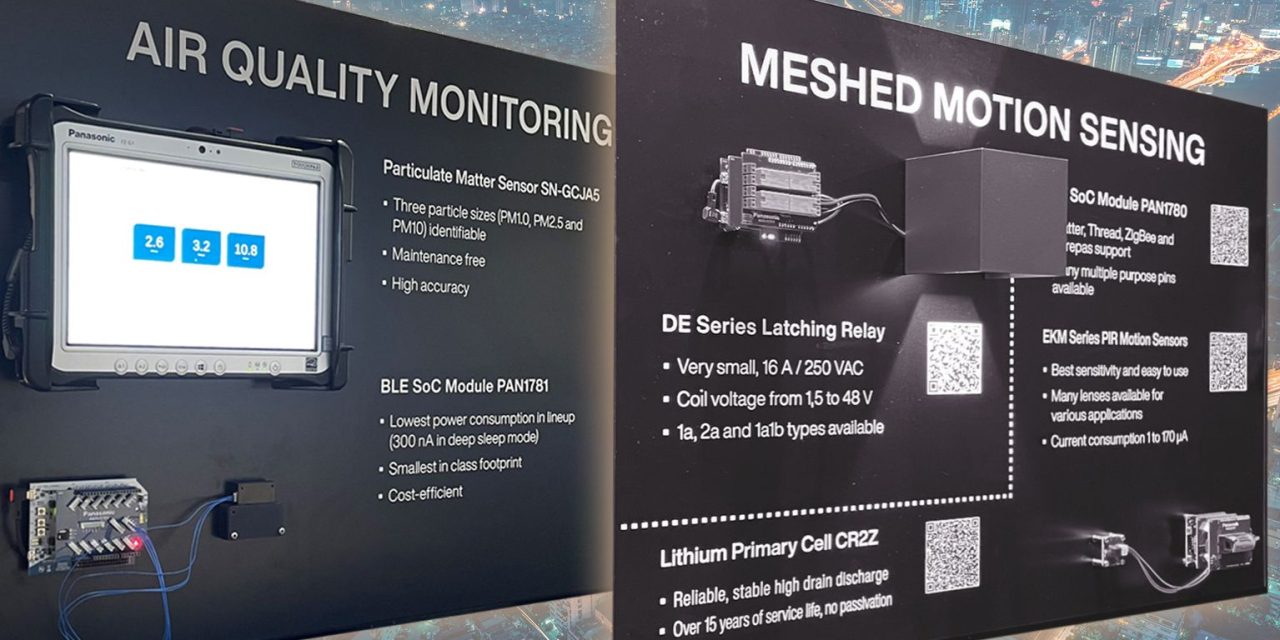Panasonic Industry presents its latest connectivity solutions with Interactive Application Displays