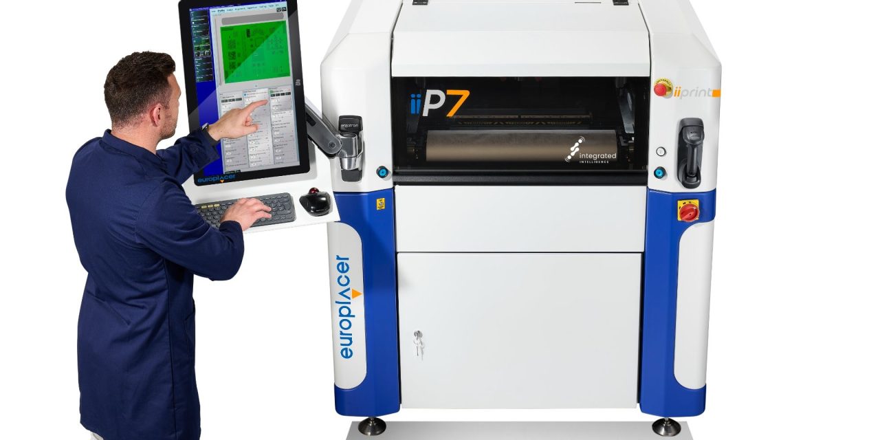 First UK Showing of New Europlacer Screen Printer at Southern Manufacturing.