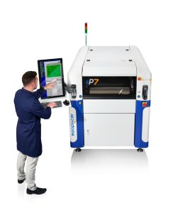 Europlacer ii P7 Printer First UK Showing of New Europlacer Screen Printer at Southern Manufacturing.