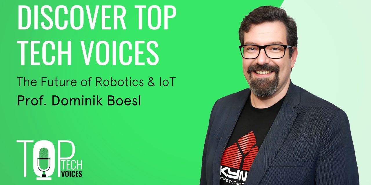 Professor Dominik Boesl, author, futurologist and techno-optimist, joins Farnell’s “Top Tech Voices” for episode 3