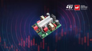 Featured Image Farnell stocks high-efficiency 1kW analogue bridgeless PFC with BARBI topology from ST Microelectronics and Würth Elektronik