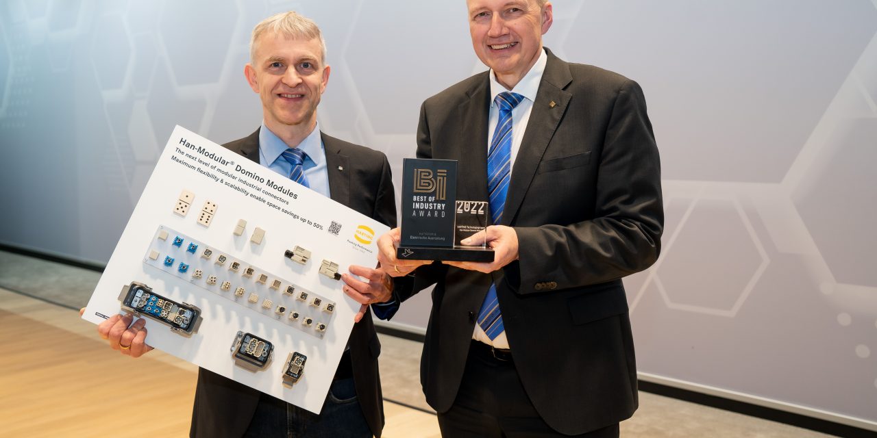 ‘Best of Industry Award’ for HARTING Han-Modular® Domino Modules    