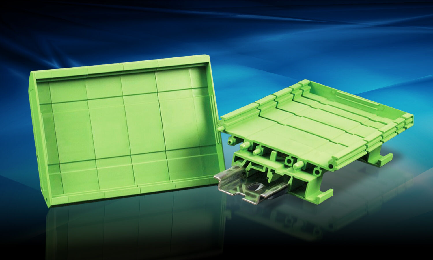 Hylec DIN Rail Supports Nov 22 New from Hylec: the DIME clip-together DIN rail support system for PCBs