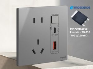 INS227 Legrand PR Legrand selects Innoscience GaN ICs to deliver highest output power in wall sockets