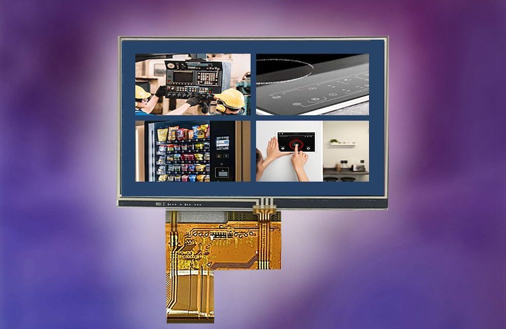 Cost-effective, high resolution 5-inch touch displays from Inelco Hunter