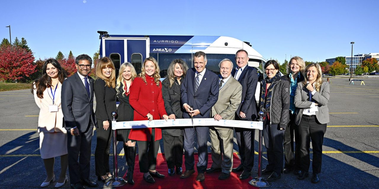 Aurrigo International debuts ‘winter-ready’ shuttle in Ottawa