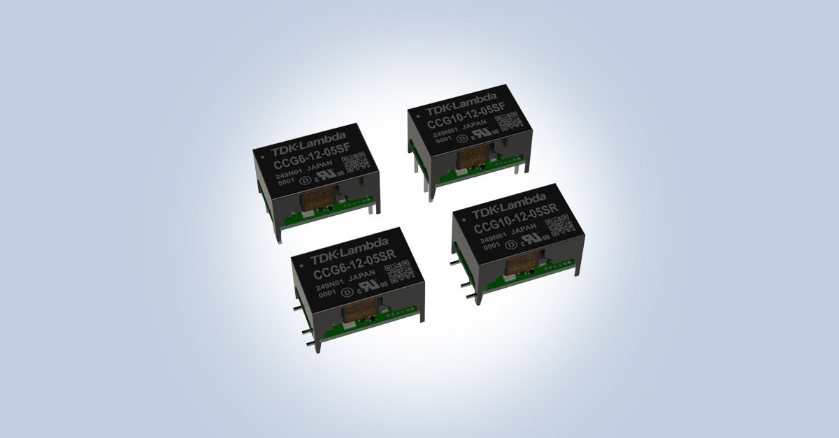 1.5 to 10W DC-DC converter series now available with a two-sided board coating option for harsh industrial applications