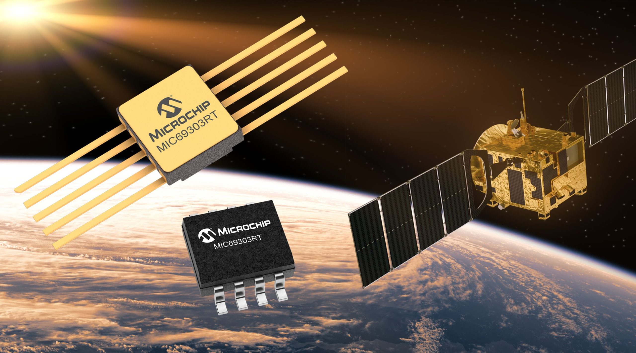 MC1605 Image MIC696303RT 002 scaled Microchip Launches Radiation-Tolerant Power Management Device Targeting Low-Earth Orbit Space Applications