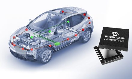 Microchip Introduces Its First Automotive-Qualified 10BASE-T1S Ethernet Devices