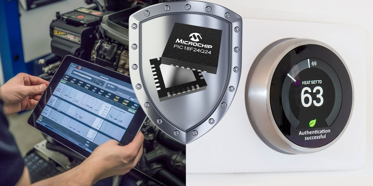 Microchip Unveils New Standard of Enhanced Code Security With  The PIC18-Q24 Family of MCUs