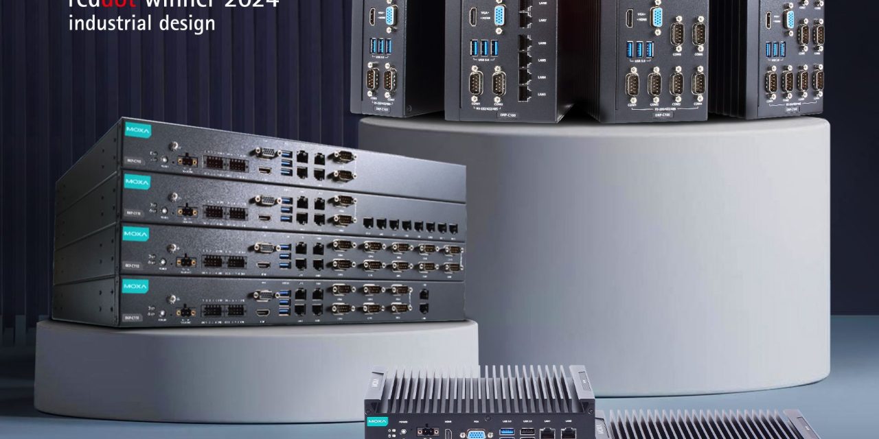 Moxa New-gen x86 Industrial Computers Recognized by “Red Dot Award: Product Design 2024”