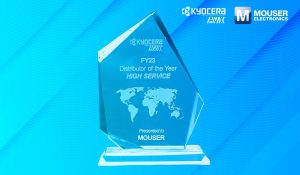 MR509AKyoceraAVX DistributorAward2023 The Latest News from Mouser Electronics
