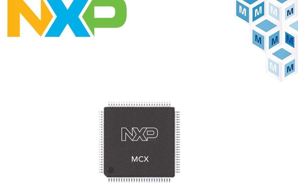 New at Mouser: NXP Semiconductors MCX Microcontrollers for Intelligent Motor Control and Machine Learning Applications
