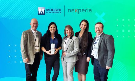 Mouser Electronics Named e-Tailer of the Year Award by Nexperia
