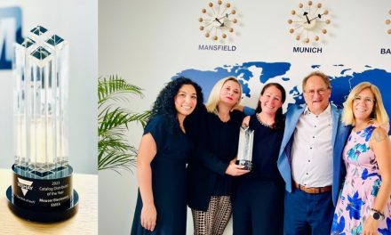 Mouser Electronics Receives Vishay 2023 EMEA Catalog Distributor Award