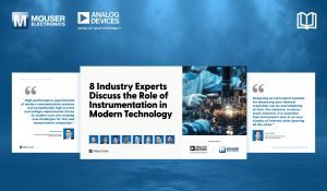 MR617AMouserADITestingInstrumentationeBook New eBook from Mouser Electronics and Analog Devices Offers Insights into Design Challenges for Testing and Instrumentation