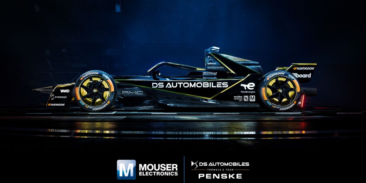 Mouser Electronics Announces Partnership with DS PENSKE for Formula E Season 11 with Debut in Brazil