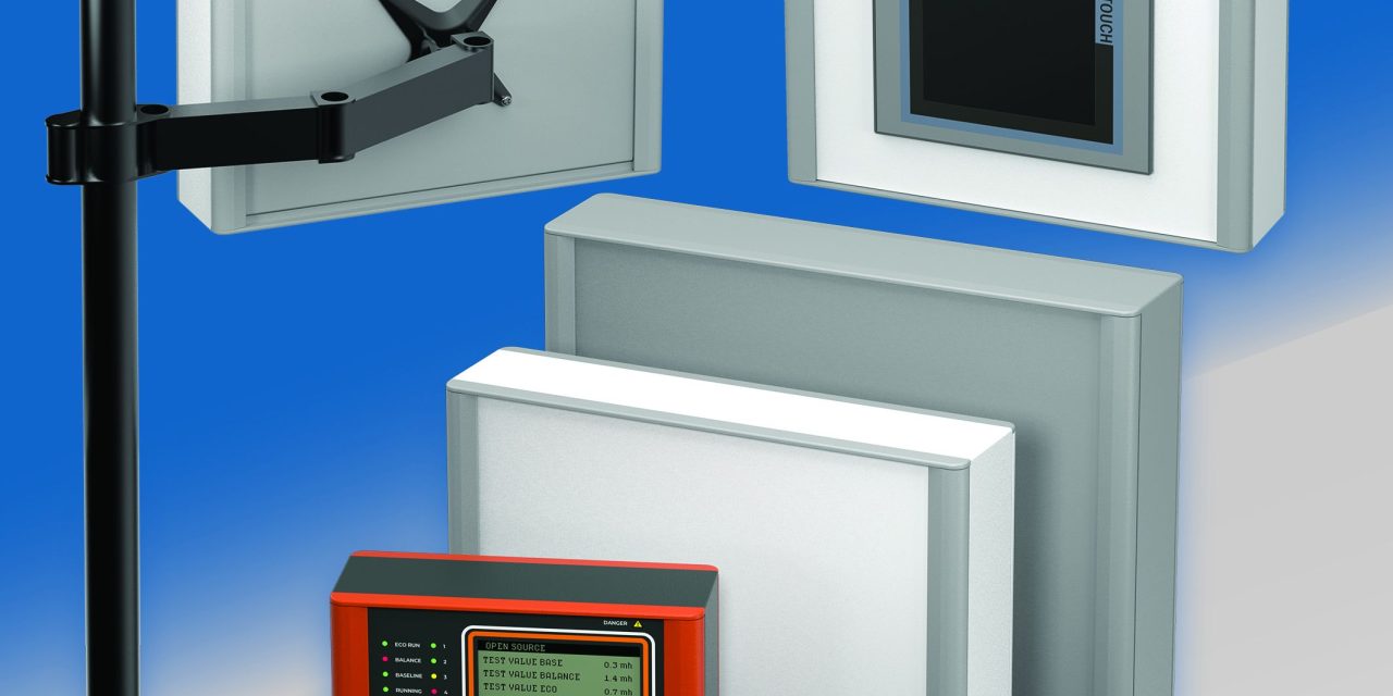New TECHNOMET-CONTROL VESA-Mount Enclosures For Control Electronics And HMI