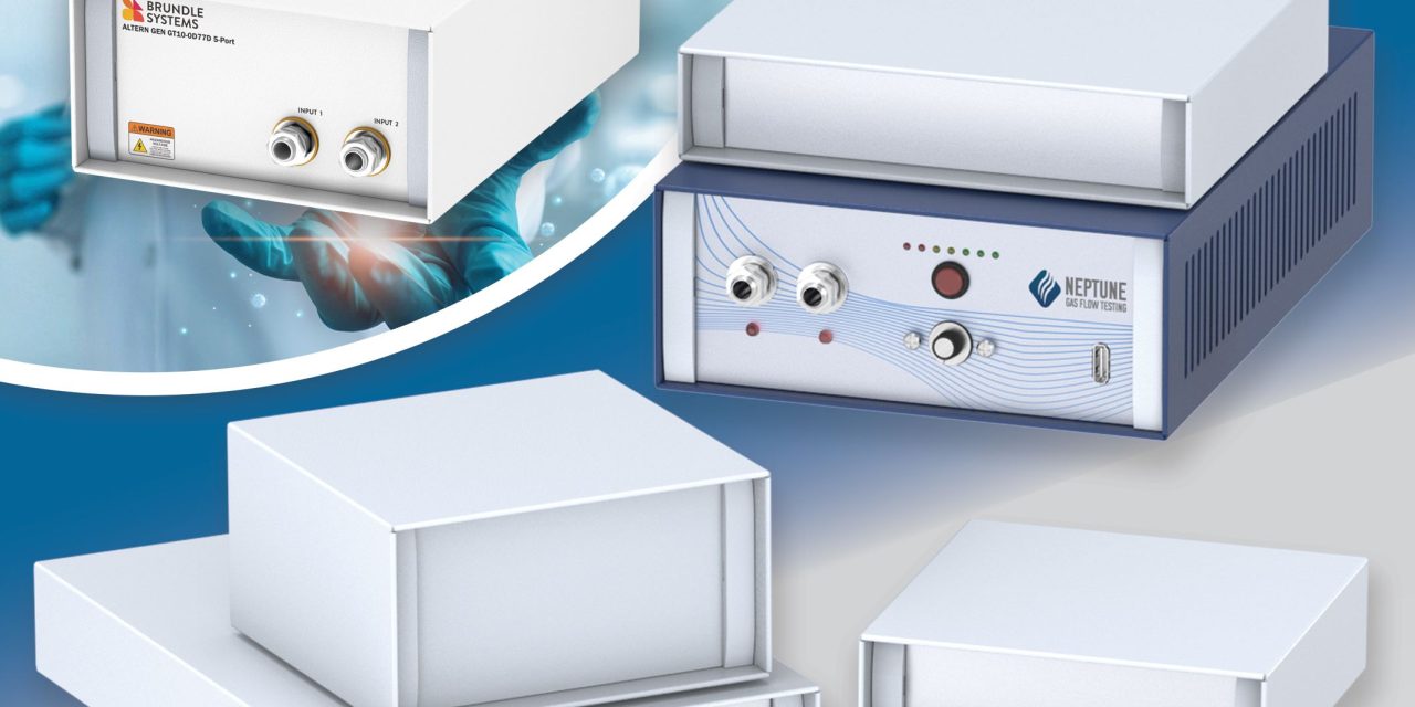 METCASE’s MINIMET compact instrument enclosures now in custom sizes and new colours