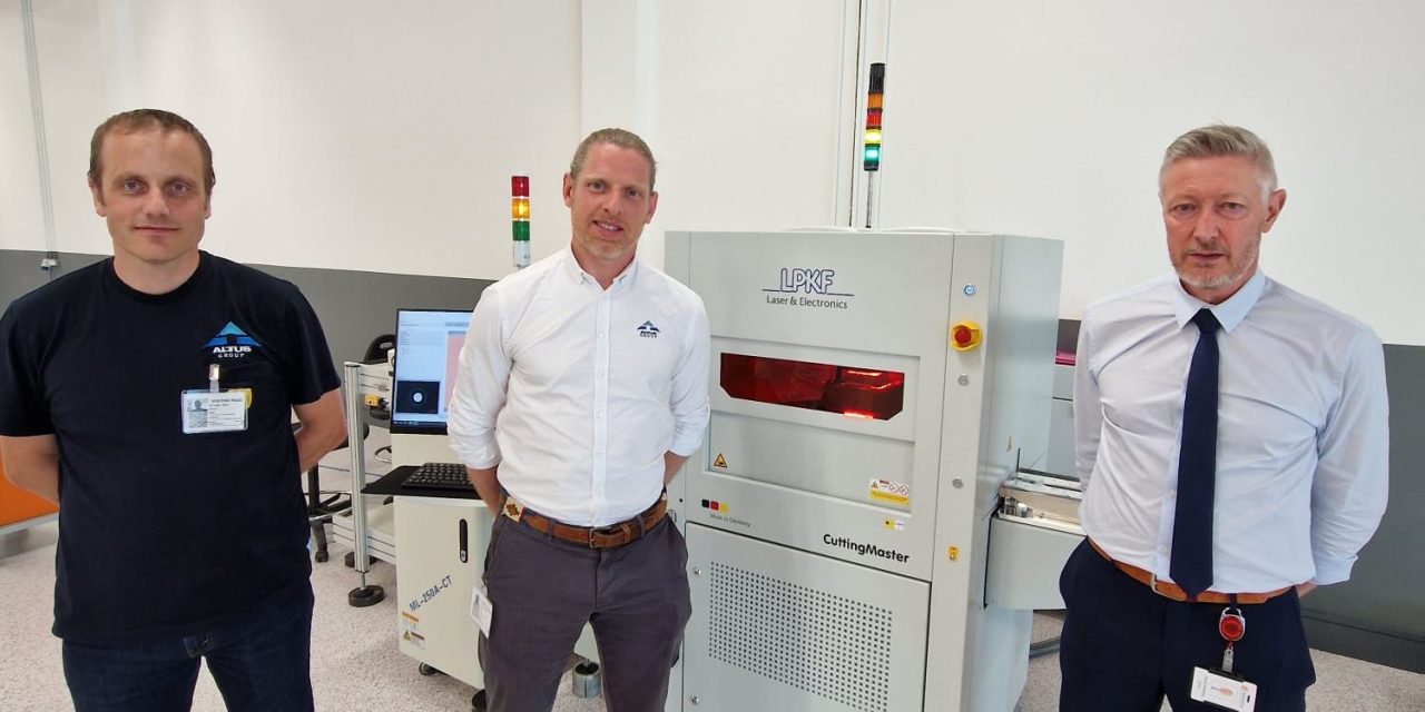 Altus supports Ei Electronics with LPKF laser depaneling technology