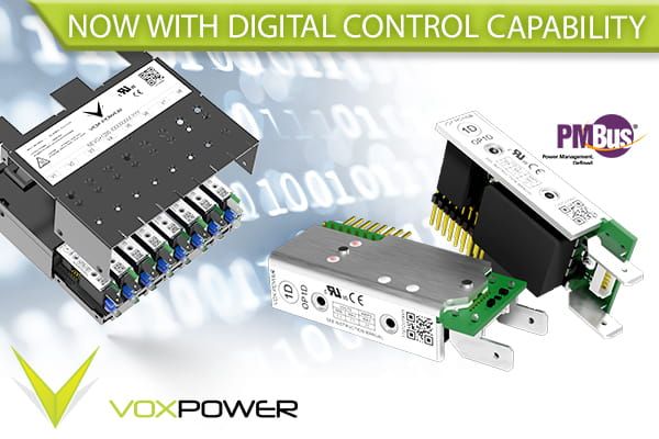 Vox Power – New release of digital enabled output modules for NEVO+ configurable AC-DC power series