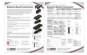 NEWB2BConnectorsLiterature Advanced Interconnections Corp. Launches New Family Of Board To Board Connectors Featured At Electronica 2024