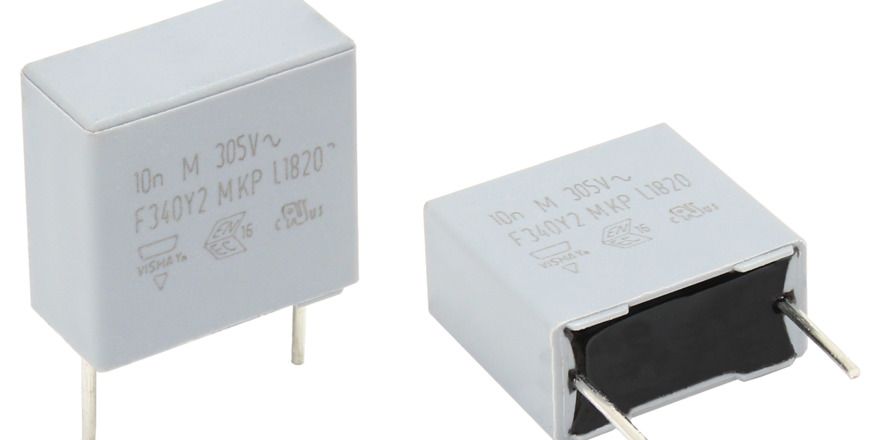Impress with superior robustness in challenging environments: F340 Y2 EMI suppression capacitors from Vishay – now at Rutronik