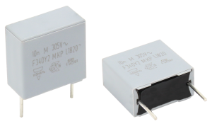 OKT24 RUT Vishay F340Y2 Impress with superior robustness in challenging environments: F340 Y2 EMI suppression capacitors from Vishay - now at Rutronik