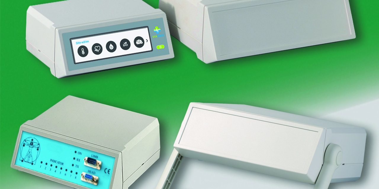 OKW’s Compact Desktop/Portable Instrument Enclosures Now With Sloping Front