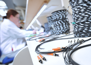 OMC Fibre optic cable manufacture Bespoke fibre optic datalink design & manufacturing service from OMC meets demanding requirements of IIoT applications