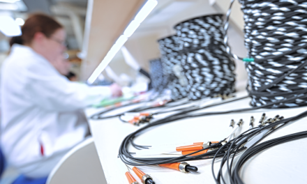 Bespoke fibre optic datalink design & manufacturing service from OMC meets demanding requirements of IIoT applications