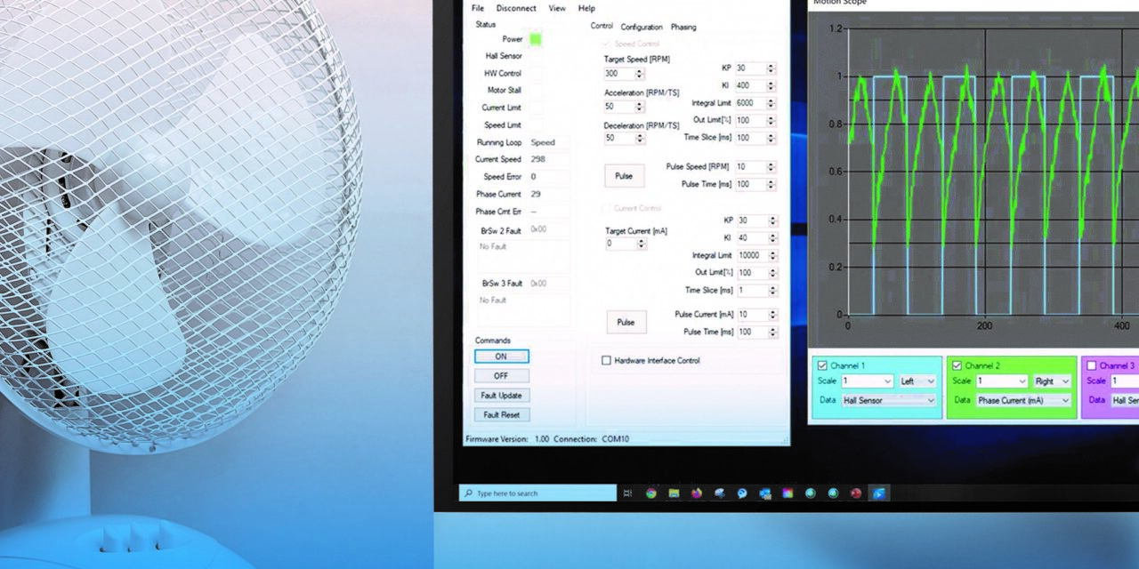 Power Integrations Introduces Software for Precise Control and Tuning of BridgeSwitch ICs in Single-Phase BLDC Motor Drives
