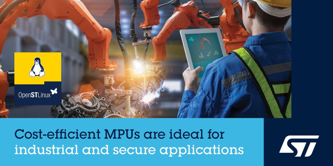 STMicroelectronics’ new STM32 microprocessors