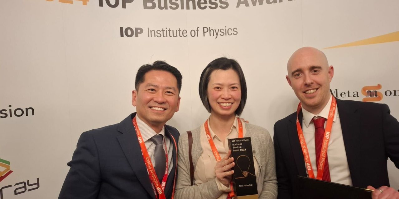 Phlux Technology Wins Institute of Physics Business Start-Up Award for Breakthrough Infrared Sensors