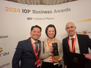 Phlux IoP Business Award Phlux Technology Wins Institute of Physics Business Start-Up Award for Breakthrough Infrared Sensors