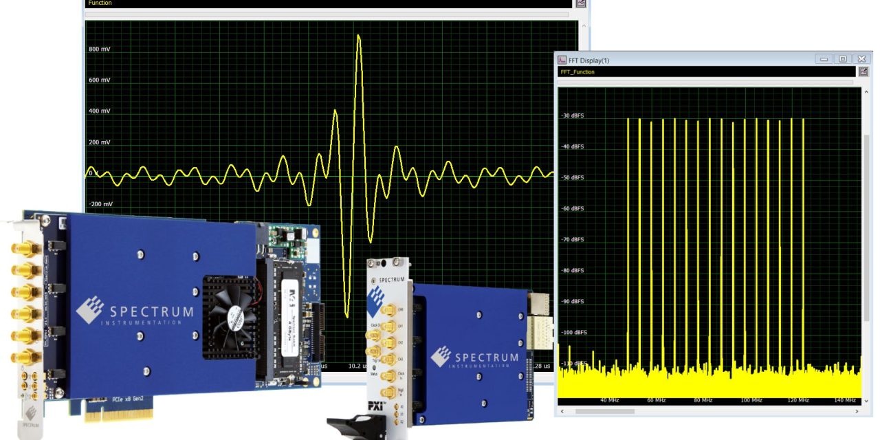 DDS Option for high-speed AWGs generates up to 20 sine waves