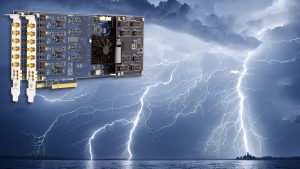 Pic1 M4i.4451 Digitizers print Lightning research with 8-channel digitizer system