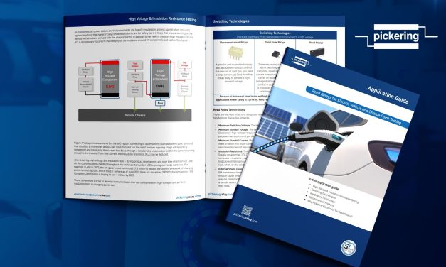 Pickering guide highlights the benefits of reed relays for EV and chargepoint testing