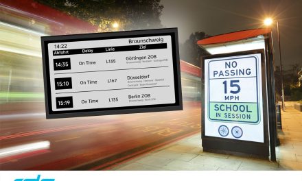 Large format e-Paper display modules offer versatile signage solutions