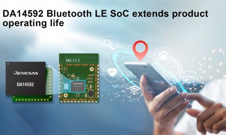 Renesas Debuts Its Lowest Power Consumption, Dual-core Bluetooth Low Energy SoC with Integrated Flash