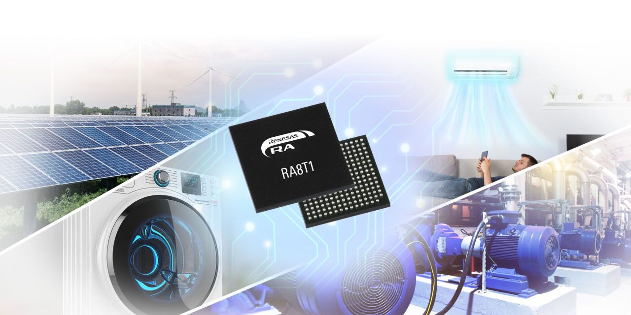 Renesas Brings Industry-Leading Performance of RA8 Series MCUs to Motor Control Applications